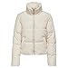 JDY Damen Jdynewerica Short Padded Jacket OTW Noos Steppjacke, Moonbeam/Detail:Silver Zipper, S EU