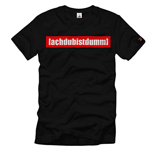 T-Shirt Humour Vous êtes Stupide Idée Cadeau Drôle Noir Homme 5XL
