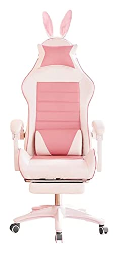 FHSLKXIM Silla De Oficina Silla Giratoria para Juegos Silla De Oficina Reposabrazos Mesa Y Silla Silla Ergonómica para Computadora Silla Elevadora Silla Reclinable Ajustable Neces