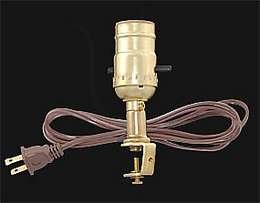 B&P Lamp® Basket Adapter W/White Cord