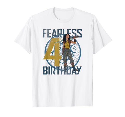 T-shirt Raya Disney 4 ans anti irritation coton doux pour anniversaire