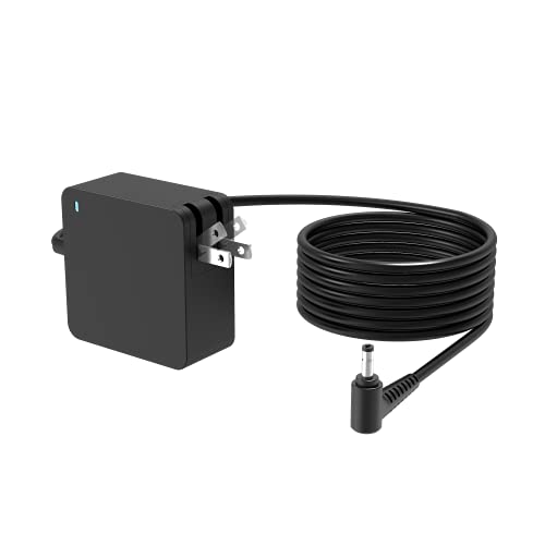 65W 45W Charger Fit for Lenovo Yoga Ideapad 710 710S 720 720S 510 520 530 510S 520S 530S Laptop, 7.5Ft Long Cable, Foldable Plug, Charging Indicator
