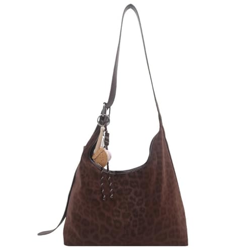 Image of y2k Cheetah Handbags for Women, Hobo Bag Cheetah Print Ladies Chic Shoulder Bags Tote Bag Leopard Print Large Crossbody