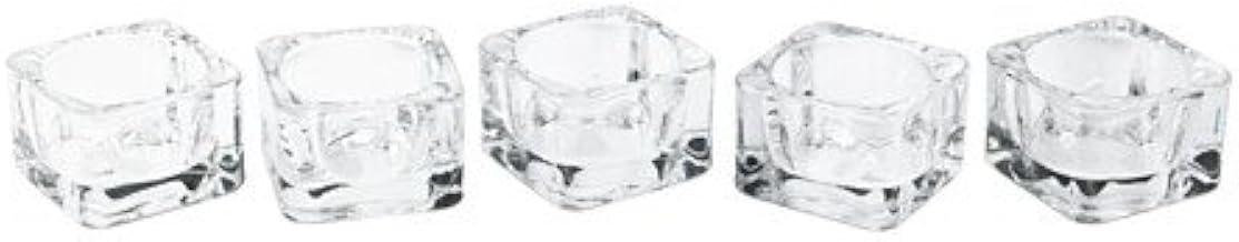 حامل شموع صغيرة جليسيج من ايكيا، زجاج شفاف 5×5 سم من بائع التجزئة عبر الإنترنت