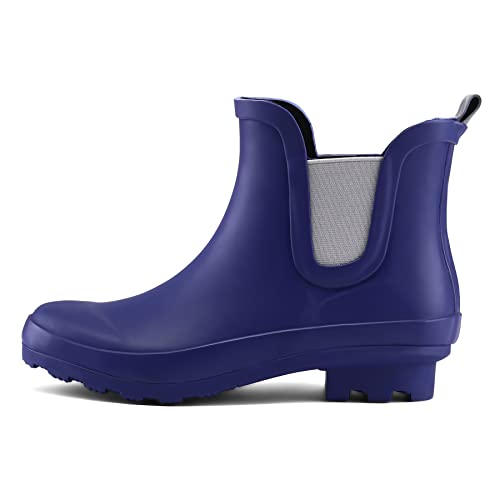 K Komforme Womens Short Rain Boots Waterproof Ankle Garden Boots, Anti-Slip Outdoor Work Shoes #TOP6