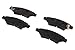 GM Genuine Parts 171-1021 Rear Disc Brake Pad Set with Clips
