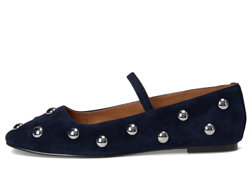Madewell Women's Greta Elastic Mary Jane-Dome Stud Flat4