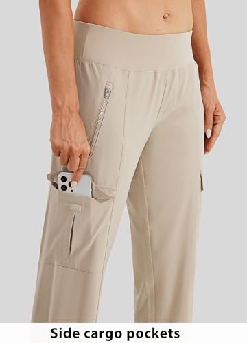Willit Women's Golf Pants with Pockets Athletic Quick Dry Pants Lightweight Cargo Travel Water Resistant3