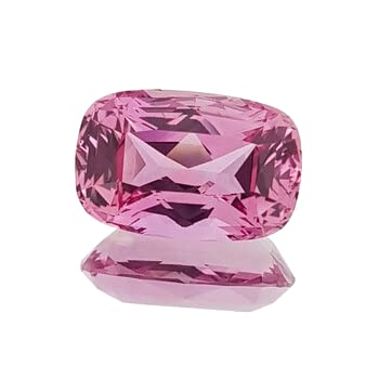 Natural Pink Topaz Gemstone 3.25 Ratti 2.50 Carat Excellent Cushion Cut GGTL Lab Certified Loose Gemstone-image-0