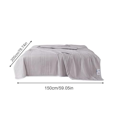 Couverture rafraîchissante d'été double face légère pour lit et canapé