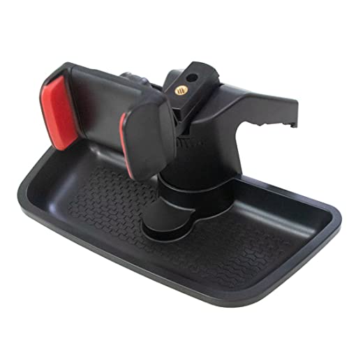 Nudiuhis JK Support De TéLéPhone Dash Support De TéLéPhone Portable Accessoires IntéRieurs pour JK JKU 2011-2017, Noir