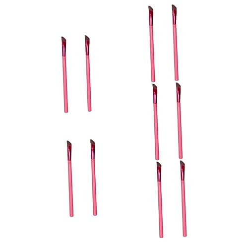 FOMIYES 5sets Makeup Essential Angled Brush for Powder Mascara Sturdy Cosmetics Tool Easy to Carry 2pcs*5