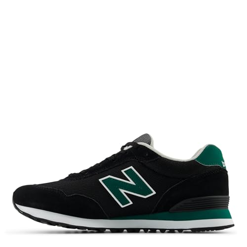 New Balance Men's 515 V3 Sneaker, Black/Green, 11.54