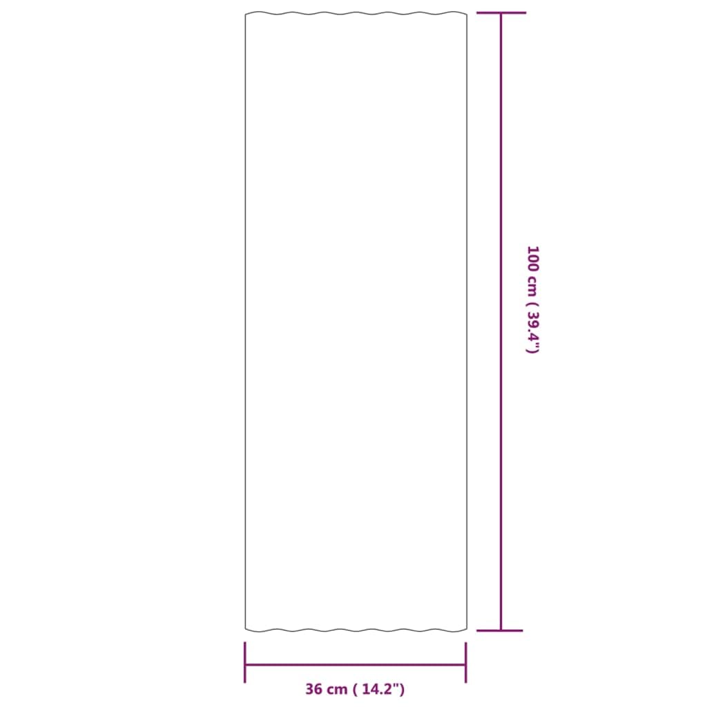 Paneles de techo (12 piezas, acero galvanizado, marrón, 100 x 36 cm, placas de techo, chapas de techado para refugios de jardín, establos, locales comerciales, casas móviles