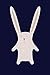 Journal: Cute Bunny 6 x 9 Inch Writing Notebook 120 Lined Pages (6x9 Diary) Glossy Navy Blue Cover