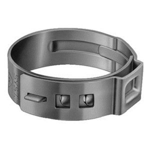 DrillSpot 37.8-41mmDia 7mmW x .6mmThk Band SS Std STEPLESS Ear Clamp