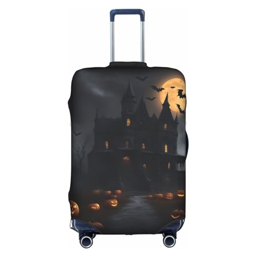 Halloween Goth Tsa Approved Luggage Cover For 18-32 Inch Suitcases Scratch-Resistant Stretch Luggage Cover
