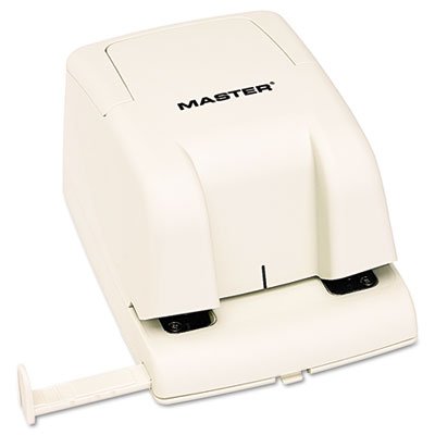 Master 12-Sheet Ep210 Electricbattery-Operated Two-Hole Punch 14 Holes Beige product thumbnail 3