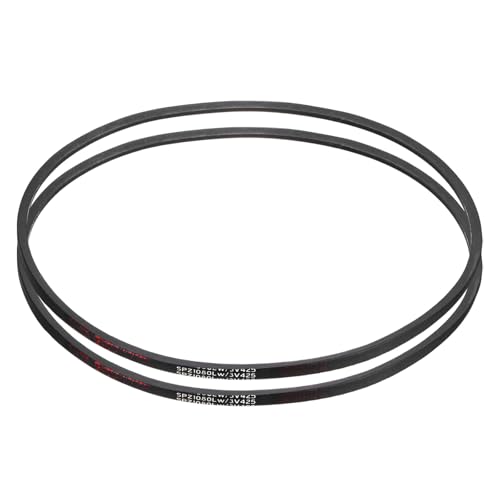 Image of sourcing map 2Pcs SPZ-1080 Drive Wedge Belts V-Belt Industrial Power Rubber Transmission Belt 1080mm Pitch Girth,10mm Width, 8mm Height, 1093mm Outer Girth