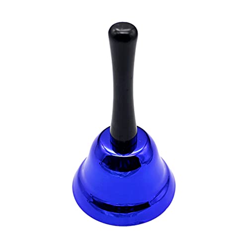 Hand Bells, Wedding Decoration Bells, Call Bells, Elderly Pagers, Pet Bells, Used for Office Hotel Reception Wedding Restaurant Activities, Adult and Child Bells, Patient Hand Bells (Blue)