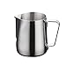 Jarra de leche para espumar de leche de 150 ml, jarra de espuma de leche de acero inoxidable, jarra de leche para hacer café capuchino