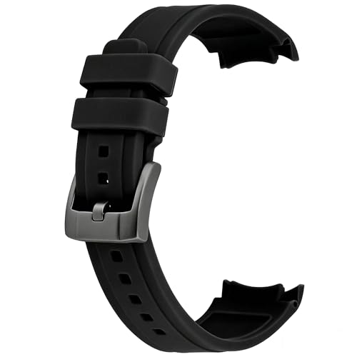 Bracelet de montre en caoutchouc premium avec boucle en acier brossé robuste YISIWERA