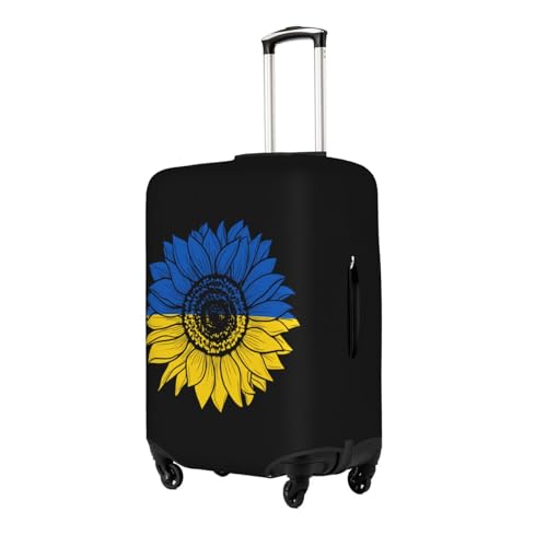 Travel Luggage Cover Vintage Sunflower Ukraine Flag Ukrainian Fashion Washable Baggage Suitcase Protector Fit For Luggage Large2