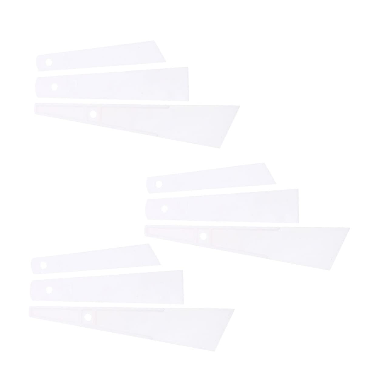 HOODANCOS 3-Pack DIY Craft Glue Smear Tool Glue Spreader for Household Sticks Wear-Resistant Applicator Leather Craft