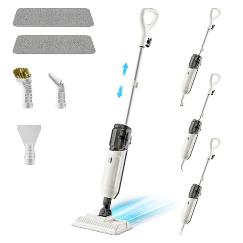 Steam Mop, MultiPurpose Steam Cleaner for Home with Handheld Steamer Mops Accessories Pet Steam Mop...