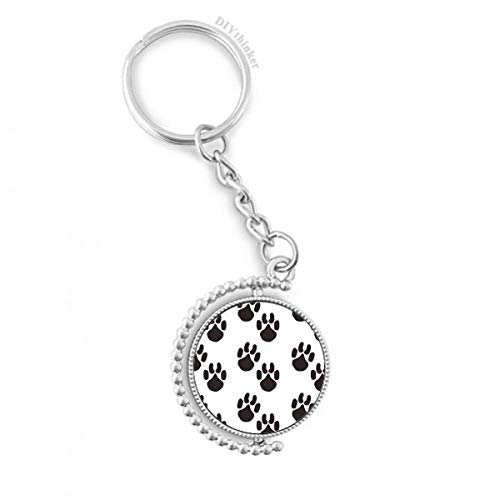 Porte-clé rotatif anti-perte silhouette animaux pour sécuriser vos clés