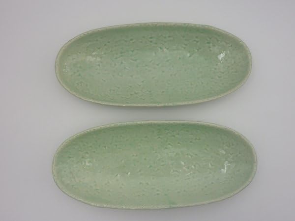 楕円形陶器皿 淡い深緑とブラウン 楕円形陶器皿 淡い深緑とブラウン 楽天市場】大皿 おしゃれ 楕円
