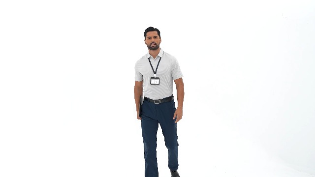 Camiseta polo para hombre de secado rápido con diseño jacquard en rayas, ideal para golf miniatura 7