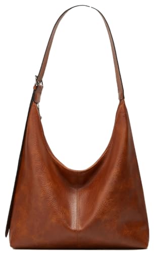 Womens Large Tote Bag For Work Crossbody Bags For Women Retro Shoulder Bag Casual Vegan Leather Satchel Purse Travel Handbag - Main Image