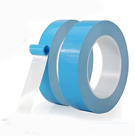 Adhesive Tape-Double Sided Transfer Heat Tape Thermal Conductive Adhesive Tape for PCB/CPU/LED Strip Light Heatsink 5mm/8mm/10mm/12mm/15mm/20m (Length : 25Meters, Width : 50mm)
