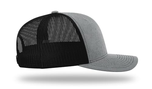 Image of Richardson 112 Trucker Hat - Premium Adjustable Snapback Hat - Structured Six Panel Richardson Blank Caps