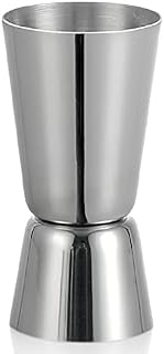 Spirit Measure 25ml 50ml, Stainless Steel Double Jigger, Alcohol Gin Jigger Craft Dual Drinks Measuring Cup for Bar Party Wine Cocktail Drink Shaker
