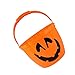 NOLITOY Duże Światło Halloween Się Wiadro Z Dyni Halloween Jack O Latarnia Kosz Cukierków Dyni Wiadra Z Uchwytem Led Latarnia Światło Dla Kryty Odkryty Dzieci Trick Or Treat Torby
