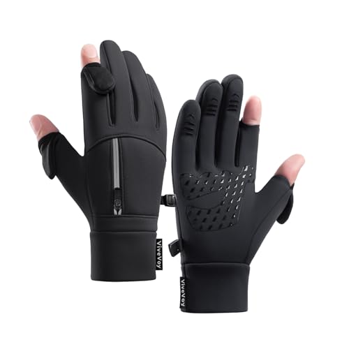 ViveVoy Winter Fingerless Touch Screen Gloves for Men and Women