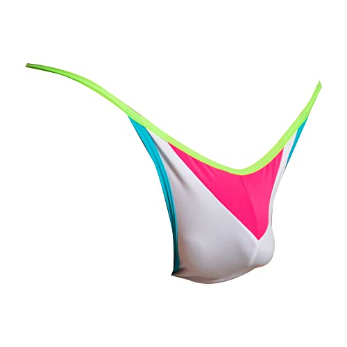 Kyle Mens Sexy Multi Color V-Shape Thong Pouch Enhancing G-String Sporty Jockstrap Micro Bikini Brief Underwear