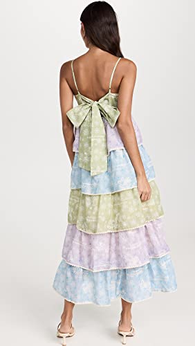 English Factory Women's Floral Tiered Maxi Dress #TOP11