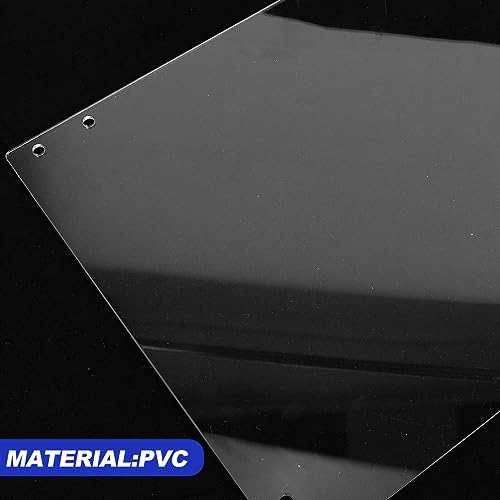 Image of Hemoton Popcorn Machine Replacement Door Panel 11.42 Inch Clear Pvc Popcorn Machine Baffle Compatible with Commercial Popper Accessories Easy Install