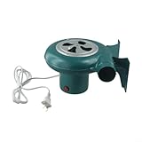 Elektrisches Gebläse zum Grillen und Schmieden mit 2800 U/min Geschwindigkeit und Metallkonstruktion (80 W)