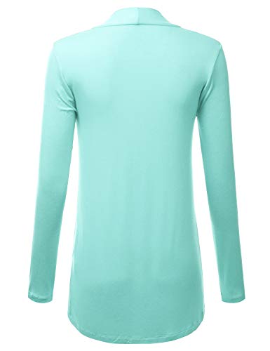 Image of LALABEE Women's Draped Open-Front Long Sleeve Light Weight Cardigan (S~3XL)