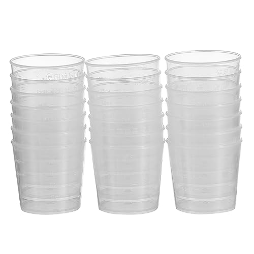 iplusmile 20個 ペット 餌 カップ トカゲ 餌 爬虫類 餌 計量 カップ 爬虫類 皿 カメレオン 爬虫類 水 皿 爬虫類 アクセサリー 爬虫類 水 計量 カップ 爬虫類 餌 皿 プラスチッ