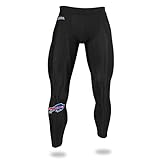 Officially Licensed Zubaz Men's NFL NFL Men's Leggings, Buffalo Bills, Size Medium