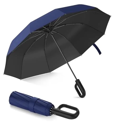 ab trading Umbrella for Men & Women | UV Coated 3-Fold Umbrella for Rain | Windproof Travel Umbrella with Auto Open & Close | Compact Folding Umbrella for Office, Travel & Daily Use-picture-51