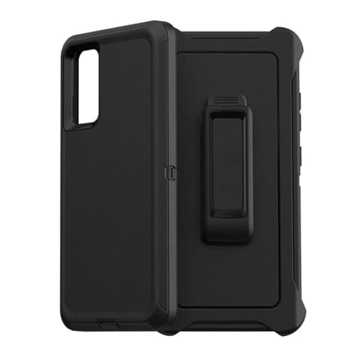 Defender Screenless Case Compatible with Samsung Galaxy S20 FE, Belt Clip Included Black