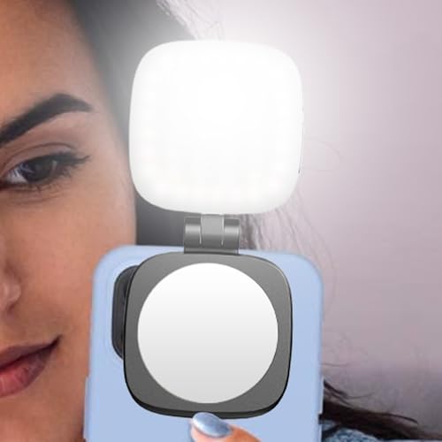 Luz selfie para móvil que elimina sombras oscuras en videoconferencias y tutoriales 3