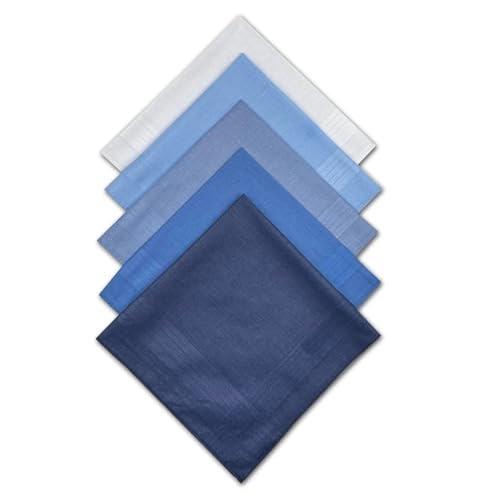 Mouchoirs pour hommes en coton lot de 5 serviettes de poche lavables contre irritations
