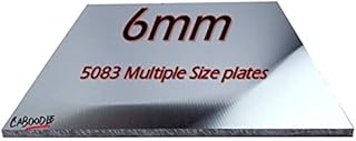 6mm Aluminium Sheets/Plates MULTIPLE SIZES & PACK QTYS - Great for DIY/Fixing Plates, crafts, mounts, stands, billets, blanks, trims, cappings, vehicle & trailer repairs to name a few.